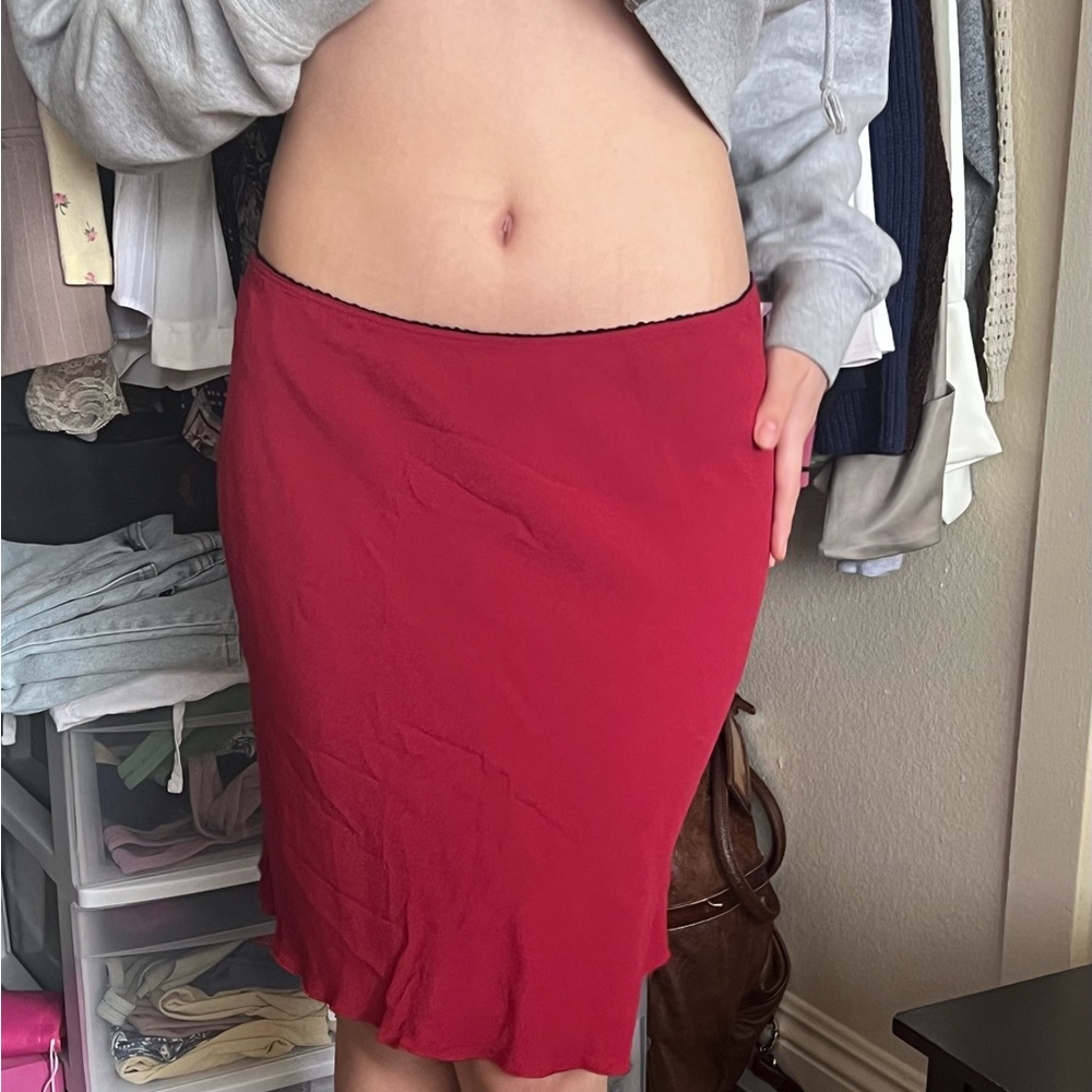 Brandy Melville red skirt